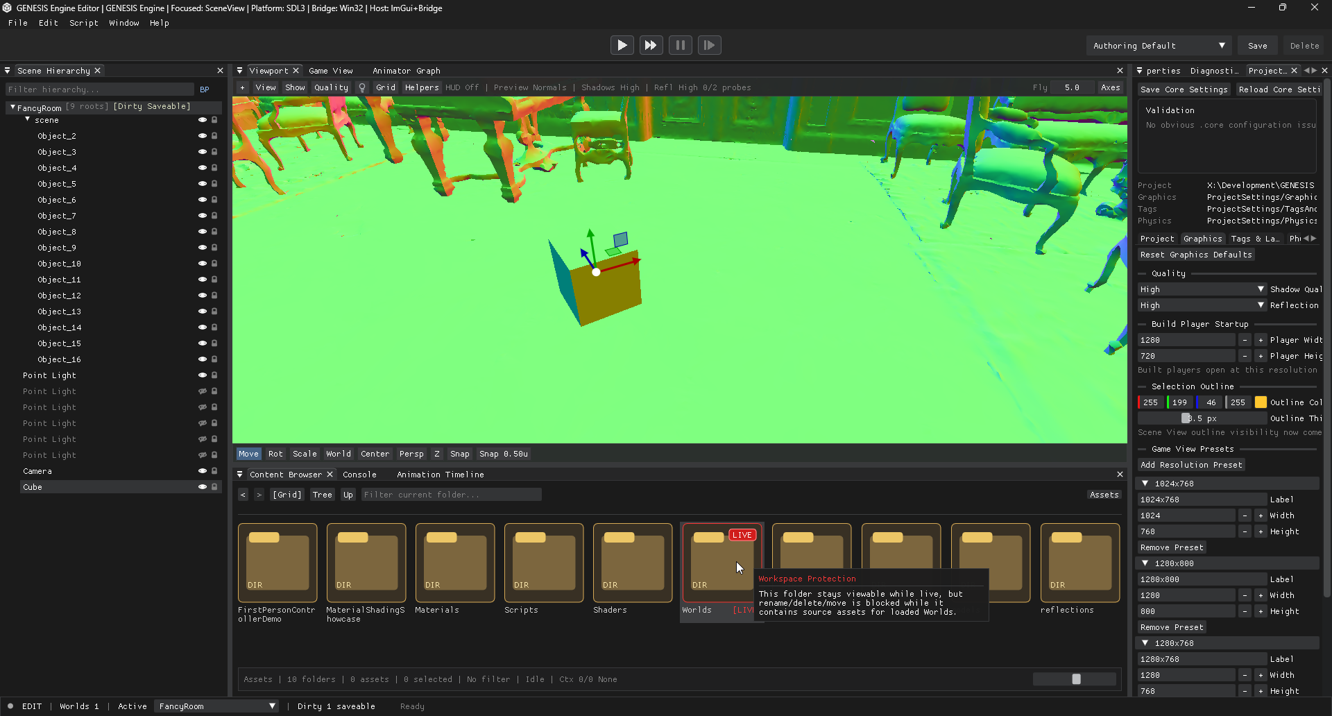 Normals view preview
