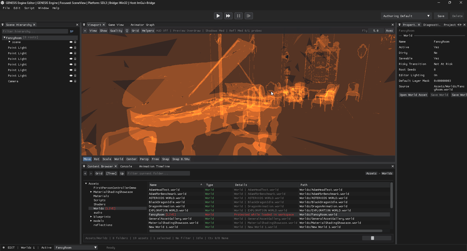 Overdraw debug preview